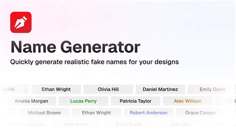 Make A Fake Name