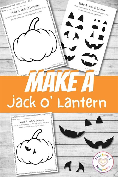 Make A Jack Ou0027 Lantern Cut Amp Paste Jack O Lantern Cut And Paste - Jack O Lantern Cut And Paste