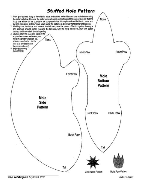 Make A Mole Pattern Expedioscientiam Net