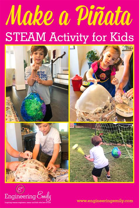 Make A Piñata Steam Activity For Kids Engineering Exploding Pinata Science Experiment - Exploding Pinata Science Experiment