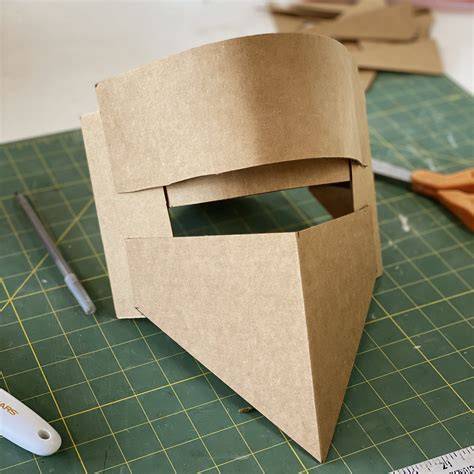 make cardboard helmet