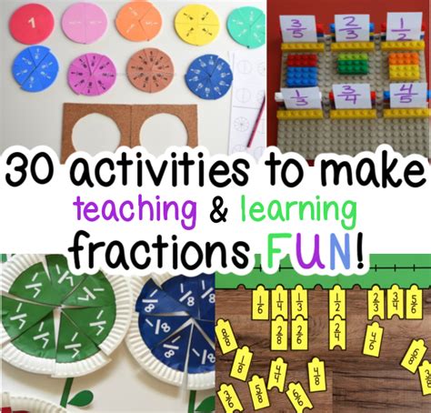 Make Fractions Fun 30 Hands On Activities And Adding Fractions Activity - Adding Fractions Activity