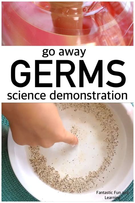 Make Germs Scatter Hand Washing Science Demonstration Hand Washing Science Experiment - Hand Washing Science Experiment