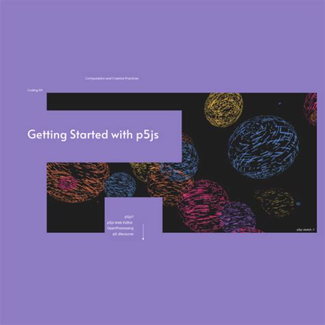 Make Getting Started With P5js Making Interactive Graphics In Javascript And Processing