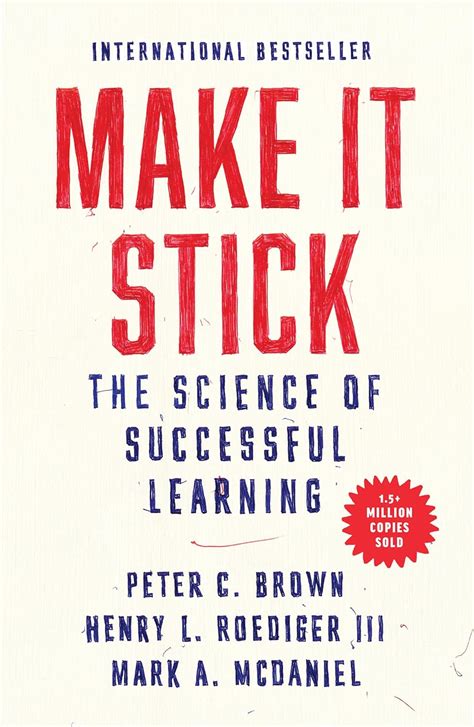 Make It Stick The Science Of Successful Learning