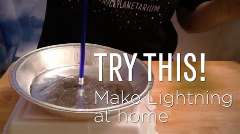 Make Lightning At Home Smoathome Science Museum Oklahoma Lightning Science Experiment - Lightning Science Experiment