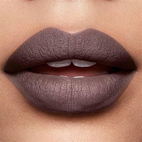 make matte lipstick shiny gray