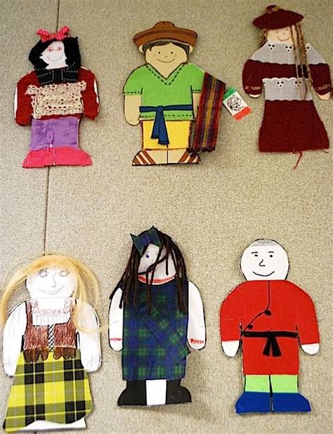 Make Multicultural Paper Dolls Kid World Citizen Paper Dolls From Around The World - Paper Dolls From Around The World