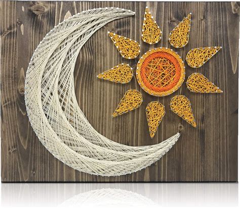 Make Sun And Moon String Art Let X27 Art Lessons Pattern Sun And Moons - Art Lessons Pattern Sun And Moons