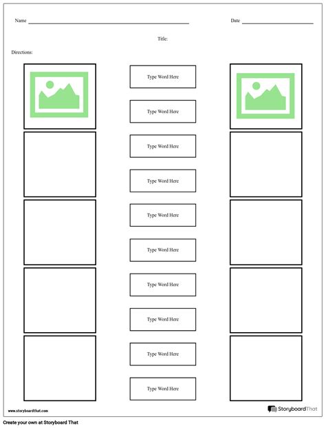 Make Your Own Matching Worksheets Education Com Word Match Worksheet - Word Match Worksheet