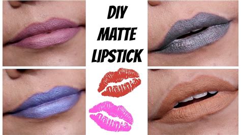 make your own matte liquid lipstick powder free