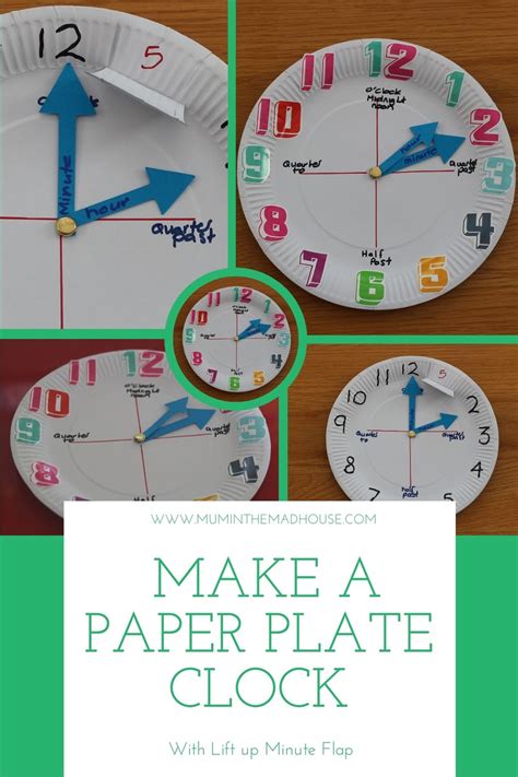 Download Make A Paper Plate Clock Template 