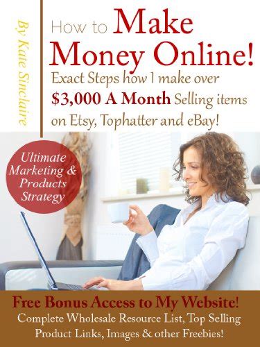 Read Online Make Money Online Exactly How I Make Over 3 000 Monthly Selling Products On Etsy Tophatter Ebay 