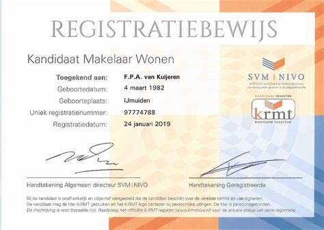 makelaar certificering