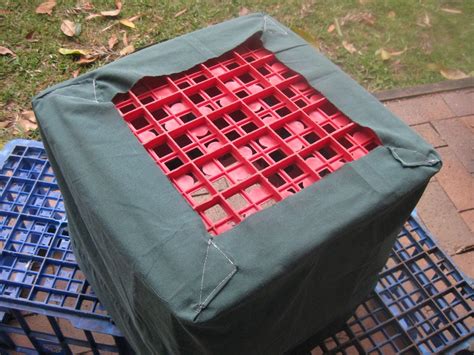 Making A Cover For A Milk Crate