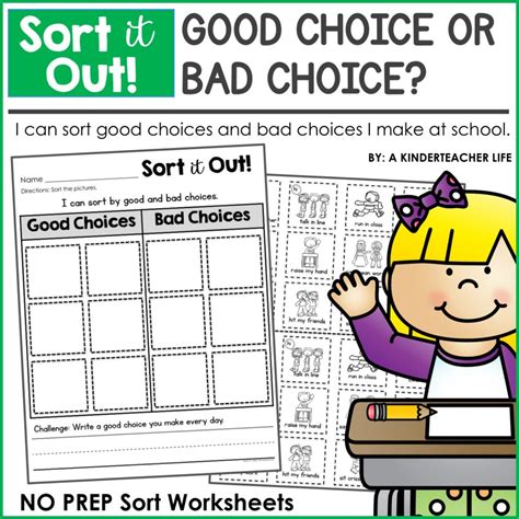 Making Good Choices Worksheet A An Worksheet - A An Worksheet