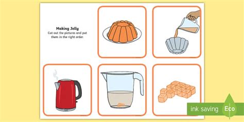 making jelly sequence pictures