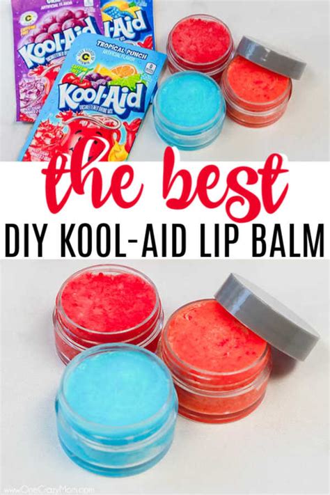 making lip gloss with vaseline and kool-aid cream
