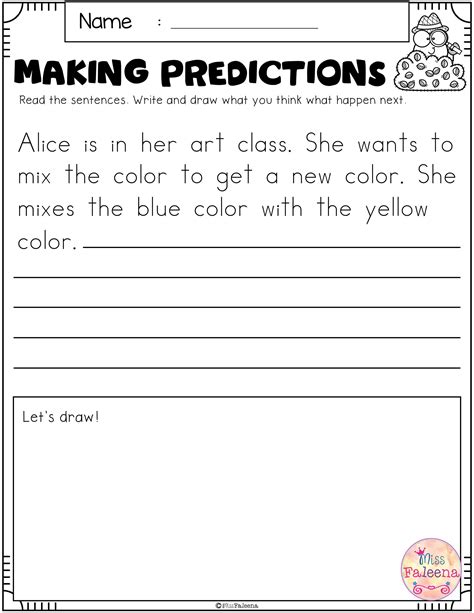 Making Predictions Worksheets 1st Grade   Making Predictions 1st Grade Read Aloud The Brown - Making Predictions Worksheets 1st Grade