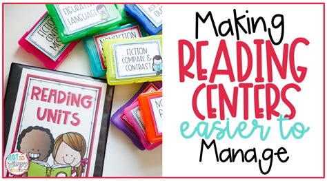 Making Reading Centers Easier To Manage Not So Reading Centers 3rd Grade - Reading Centers 3rd Grade