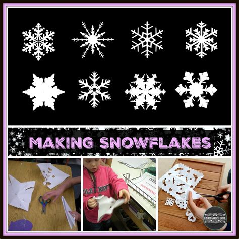 Making Snowflakes Kindergarten Kiosk Snowflakes Kindergarten - Snowflakes Kindergarten
