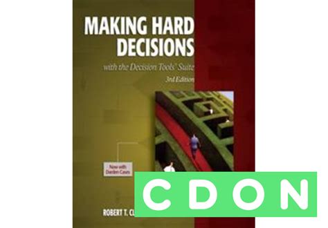 Read Online Making Hard Decisions With Decision Tools Answers 