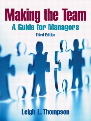 Download Making The Team A Guide For Managers 