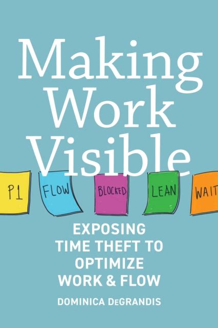 Full Download Making Work Visible Exposing Time Theft To Optimize Workflow 
