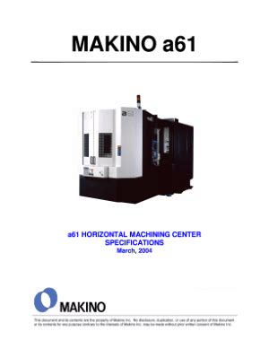 Download Makino Owners Manual 