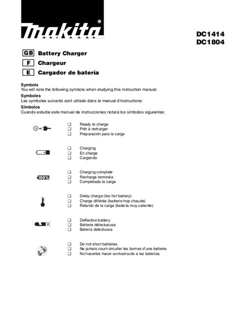 Read Online Makita Dc1414 User Guide 