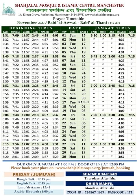 Prayer Times Today. Prayer Times Today in Ottaw