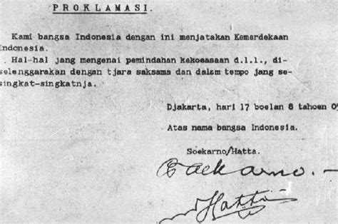 makna proklamasi kemerdekaan bagi bangsa indonesia adalah
