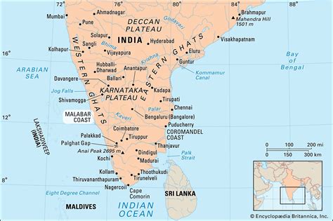 Malabar Coast Map