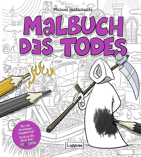 malbuch des todes tot aber lustig