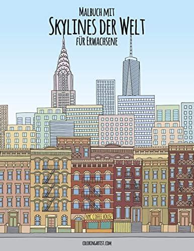 malbuch mit skylines der welt fur erwachsene