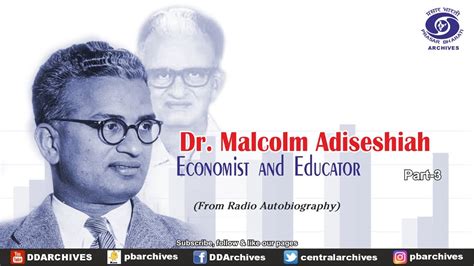 malcolm adiseshiah biography