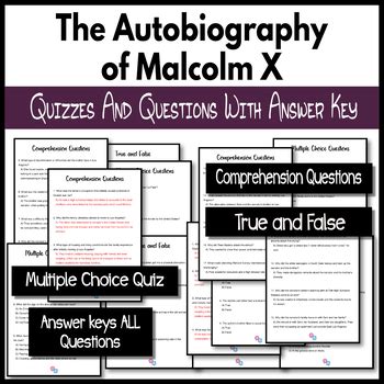 Download Malcolm X Learning To Multiple Choice Answers 