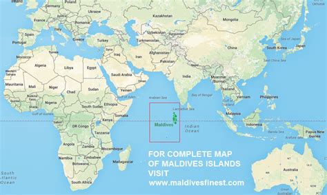 Maldive Islands Map
