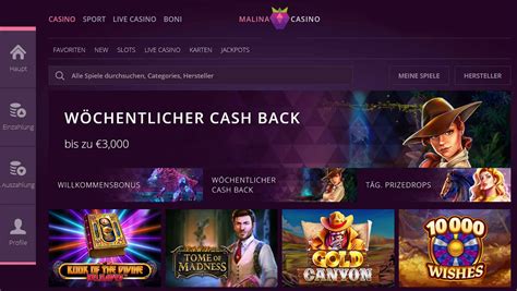 malina casino no deposit bonus code Mobiles Slots Casino Deutsch