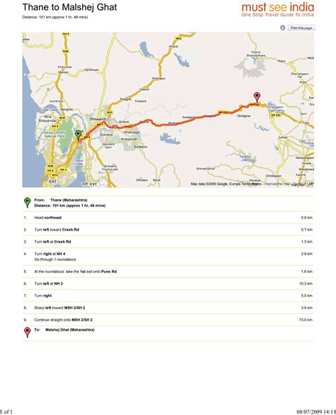 Malshej Ghat Map