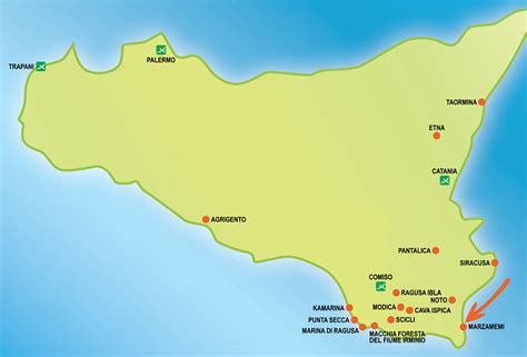 Maltempo Marzamemi Sicily Map