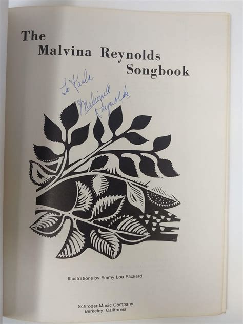 malvina reynolds biography books