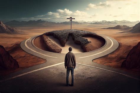 Man At The Crossroads