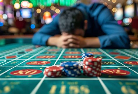 man gambling