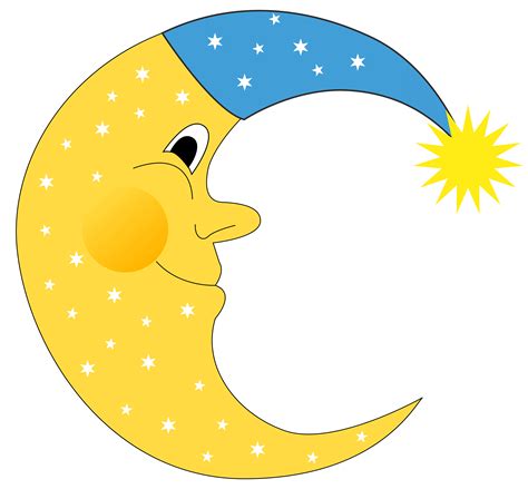 Man In The Moon Clipart