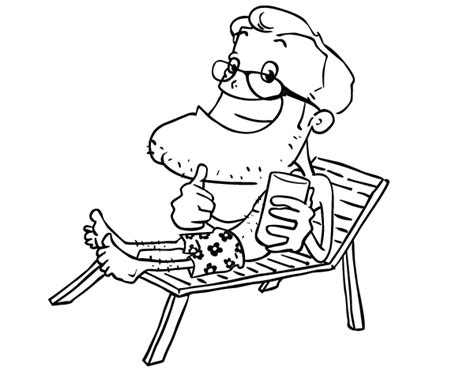 Man On Vacation Coloring Page Coloringcrew Com Mail Man Coloring Pages - Mail Man Coloring Pages