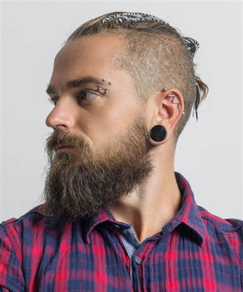 man right ear pierced