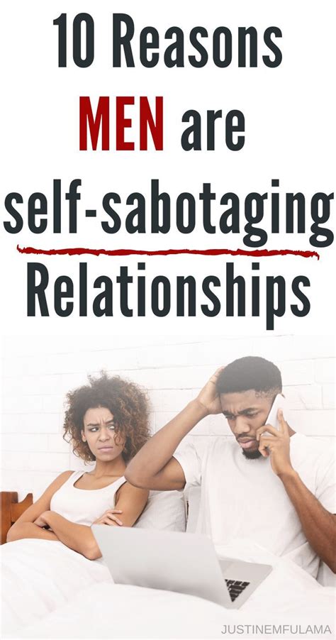 man self-sabotage dating