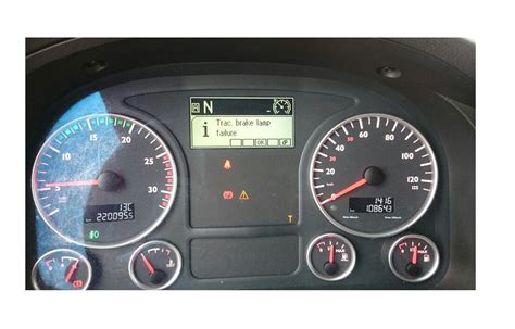man truck dash warning lights
