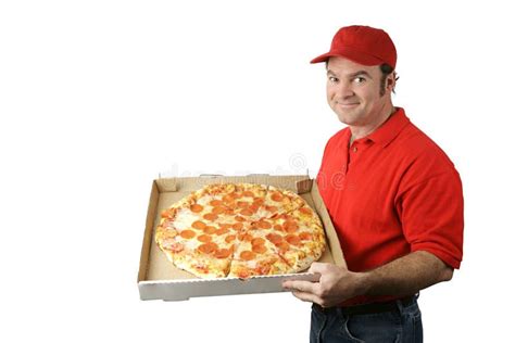 man with pizza
